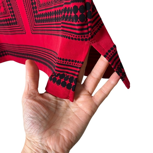 Christopher & Banks Petite Small Red Top P/S - Picture 4 of 10